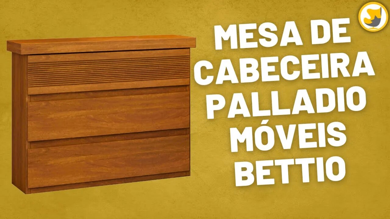 Mesa de Cabeceira Palladio Móveis Bettio