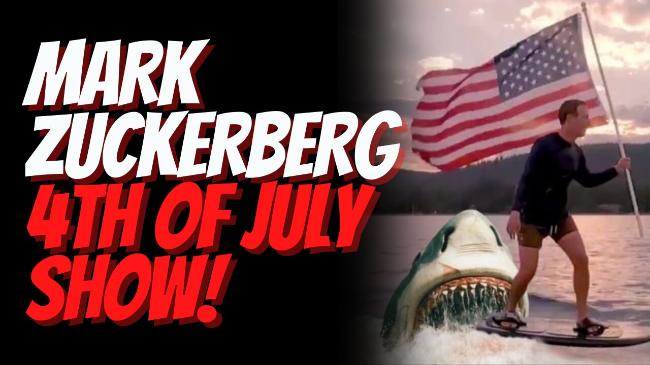 Mark Zuckerberg Surfing on Hydrofoil While Holding an American Flag Has Social Media On Fire!