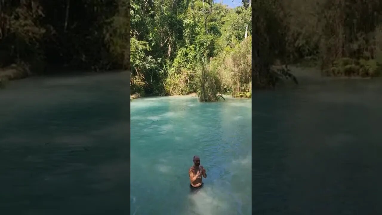 Kuang Si Waterfall Luang Prabang Laos 🇱🇦 #laos #Waterfall #shorts #luangprabang