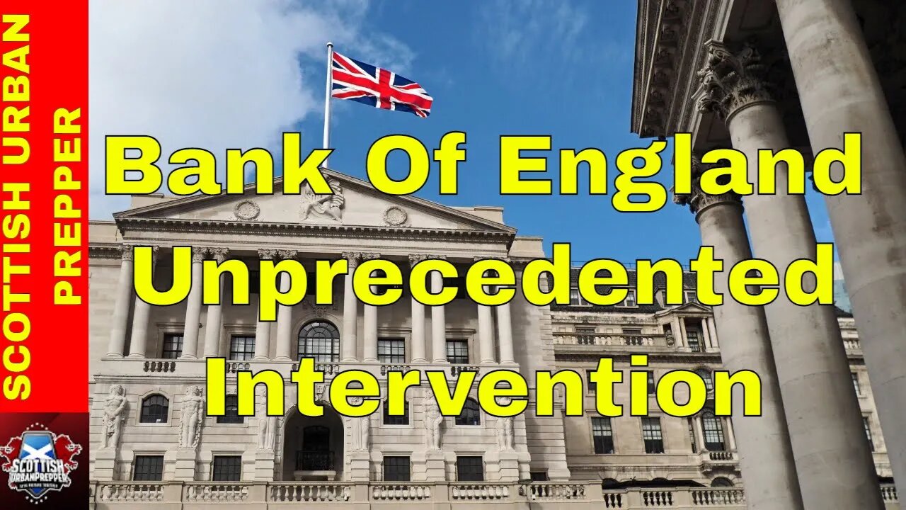 Prepping - Bank Of England Unprecended Action, Mortgage Collapse Continues continued UK Crisis