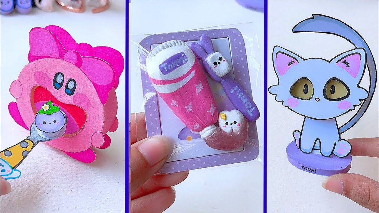 Creative Paper Crafts | Easy DIY Miniatures & School Project Ideas | Tonni Art & Craft