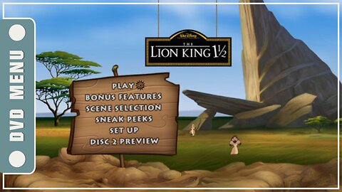 The Lion King 1½ - DVD Menu