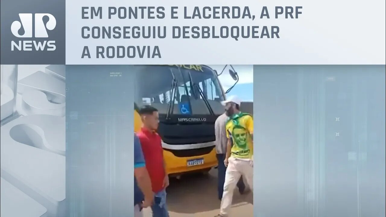 MT lidera número de bloqueios em rodovias federais