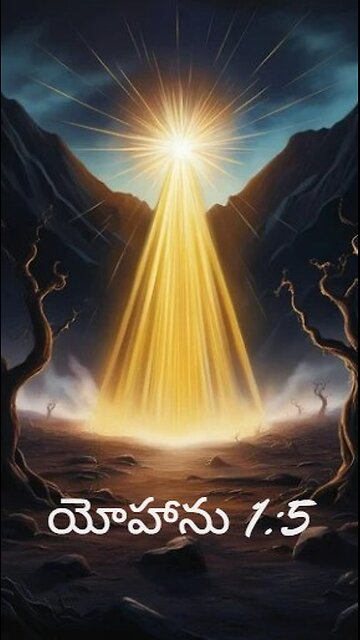 యోహాను 1:5 - వెలుగు చీకట్లో వెలుగుతోంది, కాని చీకటి దాన్ని అర్థం చేసుకోలేదు.