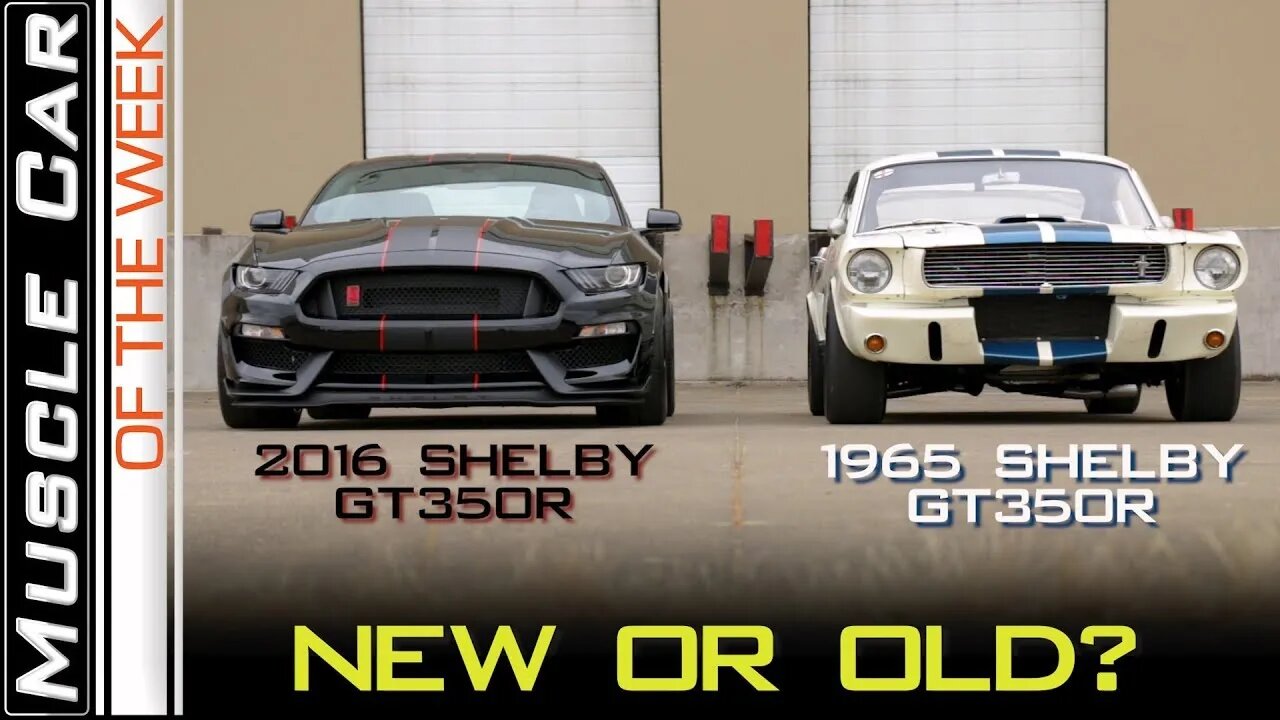 2016 Ford Shelby GT350R vs 65 : Muscle Car Of The Week Video Episode 302 V8TV