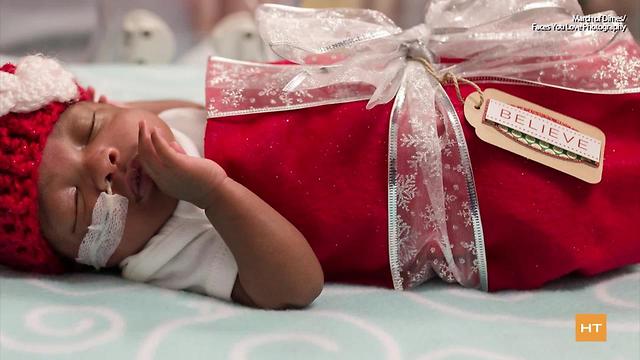 Hospital, March of Dimes dress newborns as Christmas presents | Hot Topics