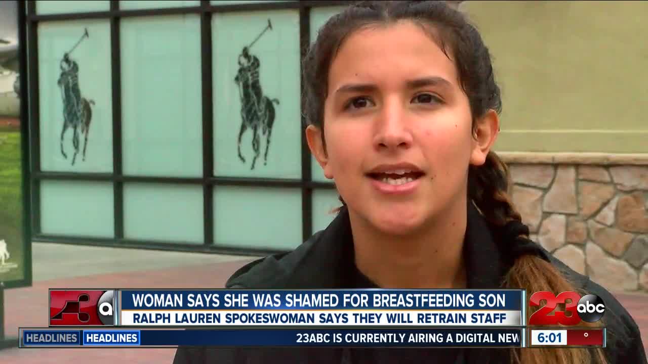 Breastfeeding mother allegedly shamed and yelled at Polo Ralph Lauren at Tejon outlets