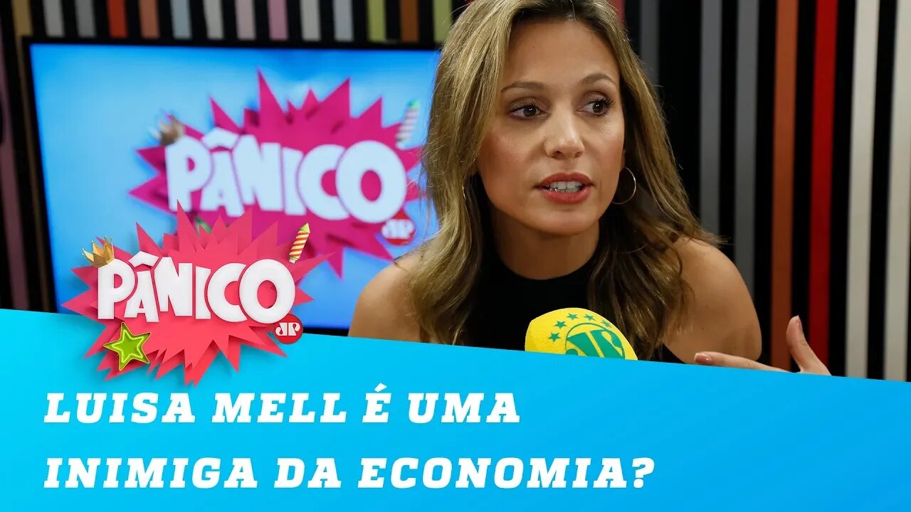 Por ser uma ativista, Luisa Mell é uma inimiga da economia?