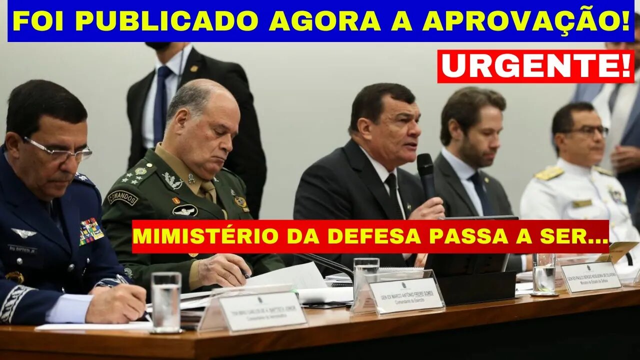 AGORA EM BRASÍLIA MINISTERIO DA DEFESA TEM AUTONOMIA ESTA CHEGANDO A HORA ÚLTIMOS ACERTOS DA VITORIA