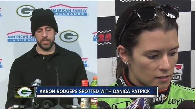 Report: Aaron Rodgers spotted with Danica Patrick