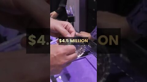 $4.5MILLION DIAMOND BRACELET! #shorts