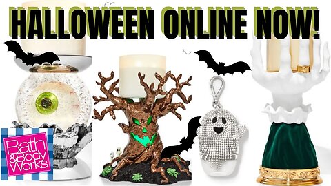 👻 HALLOWEEN IS LIVE NOW ONLINE! 👻 | BOOTIFUL ITEMS! | BATH & BODYWORKS | #bathandbodyworks #candles