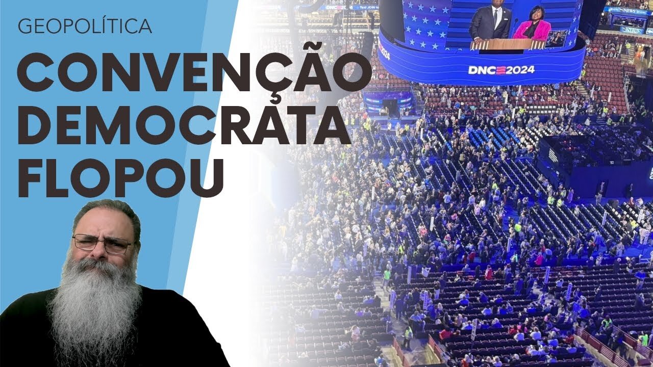 CONVENÇÃO DEMOCRATA em CHICAGO mostra TAMANHO da CONFUSÃO na ESQUERDA AMERICANA com ISRAEL/PALESTINA