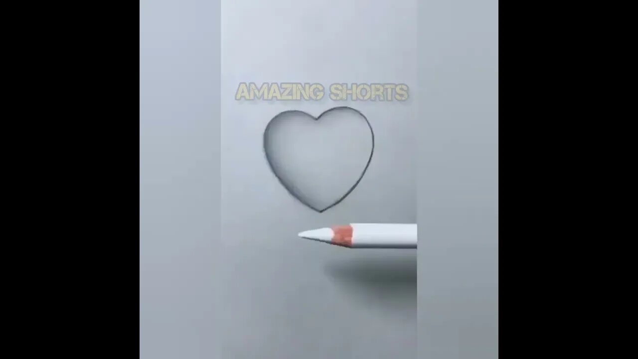 Amazing Drawing Work HEART #shorts #short #drawing