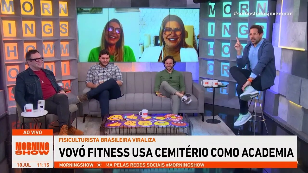 Vovó Fitness polemiza ao fazer exercícios em cemitério: “Encontro a paz”