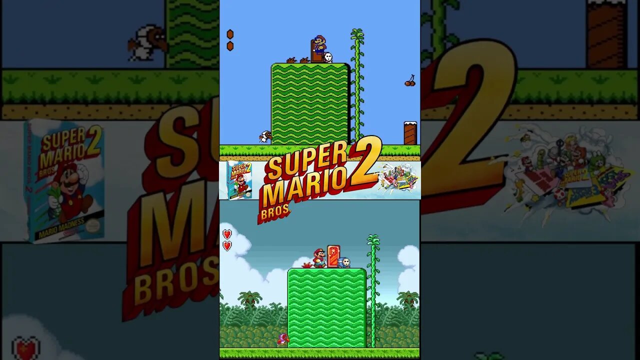 Super Mario 2 version Nes y Mario All-Stars