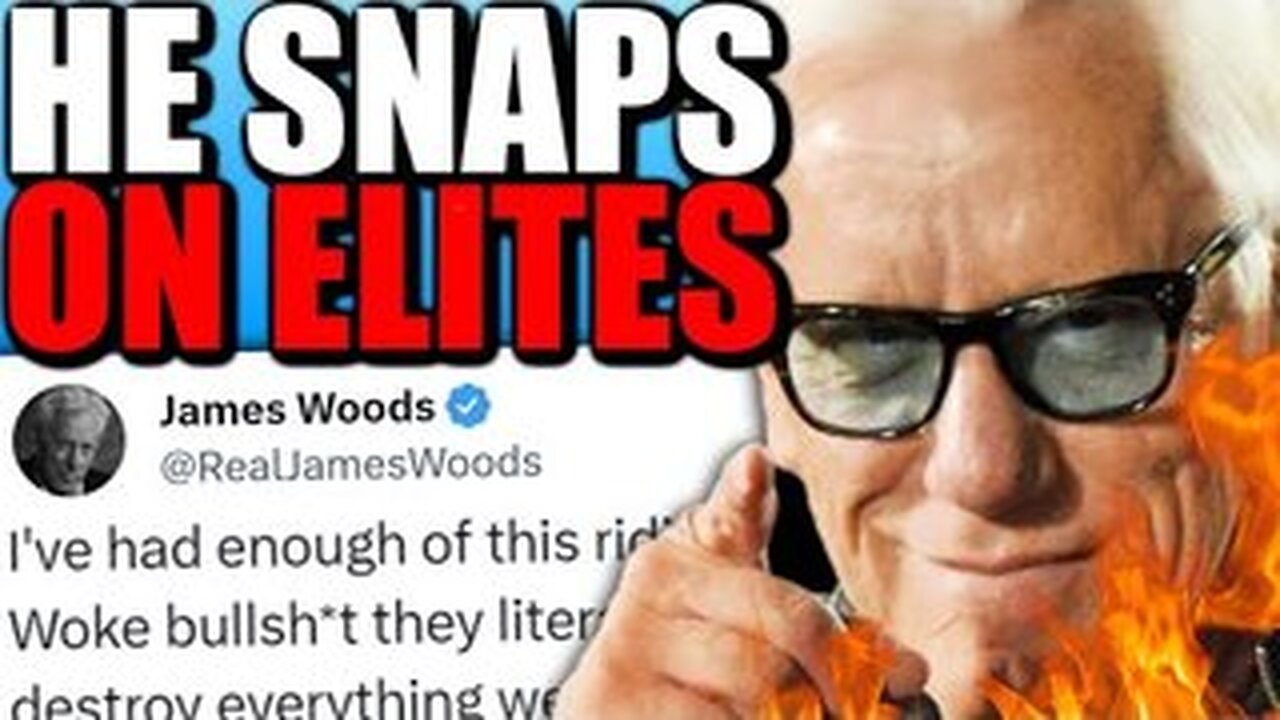 James Woods SHREDS Woke Insanity in EPIC TWEET - Hollywood Goes CRAZY!