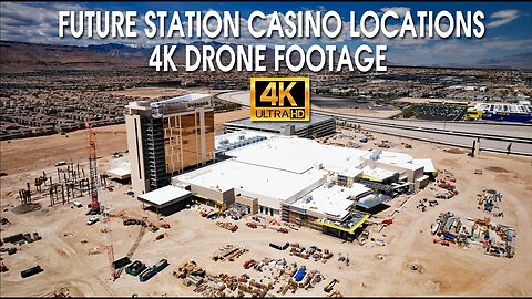 Future Station Casino Locations 4K Drone Footage