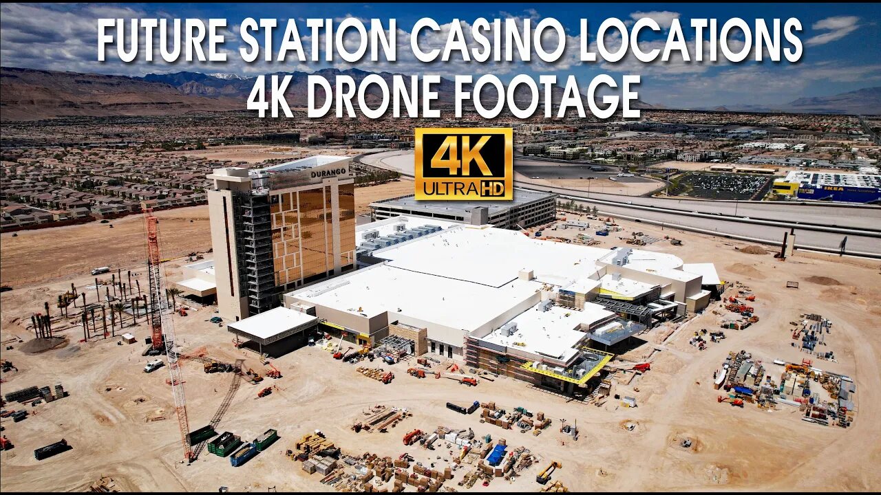 Future Station Casino Locations 4K Drone Footage