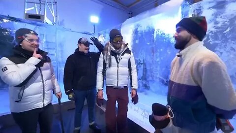 COUCHES DE GLACE CHALLENGE on s'évade de notre prison en glace 🧊