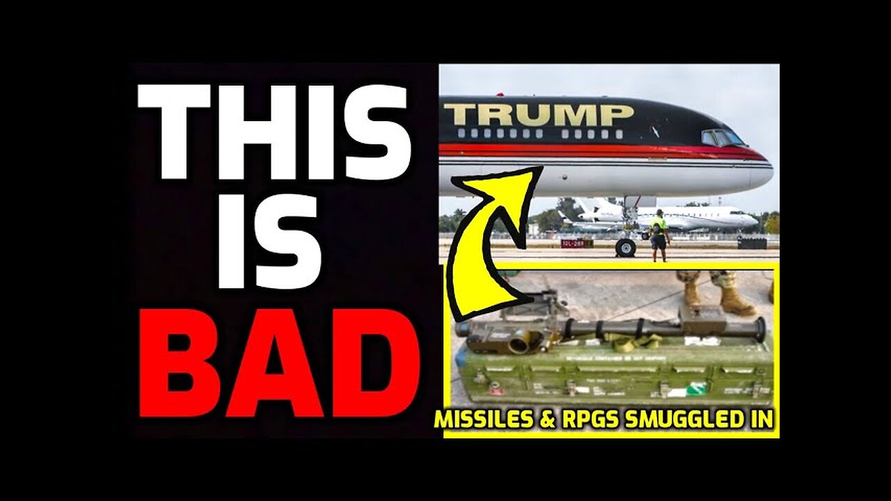 BREAKING!! 🚨 Trump's Plane TARGETED - Flights GROUNDED - Missiles and RPGs smuggled over US BORDER