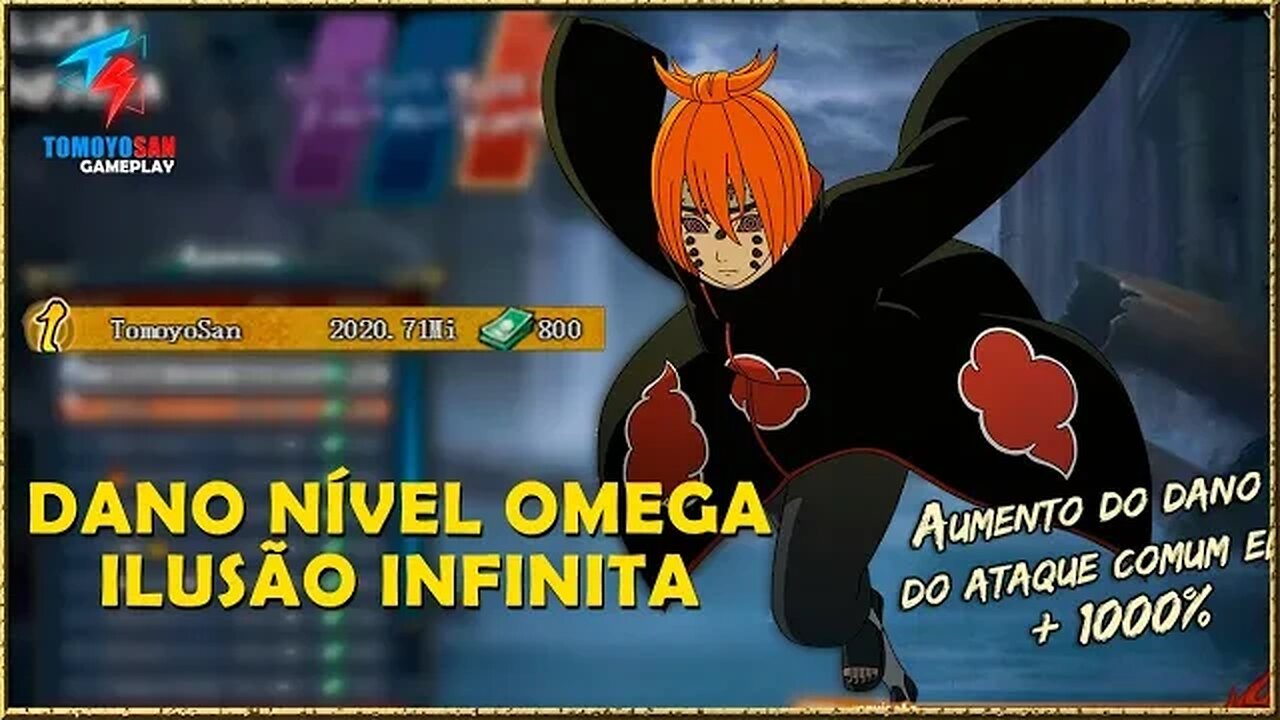 DERROTANDO O BOSS DA ILUSÃO INFINITA - [TESTE DE VONTADE] NARUTO ONLINE #tomoyosan #narutoonline