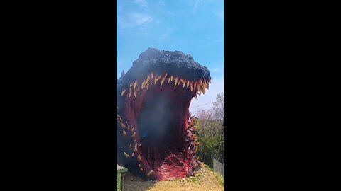 Would you Zipline in Godzilla's Mouth?