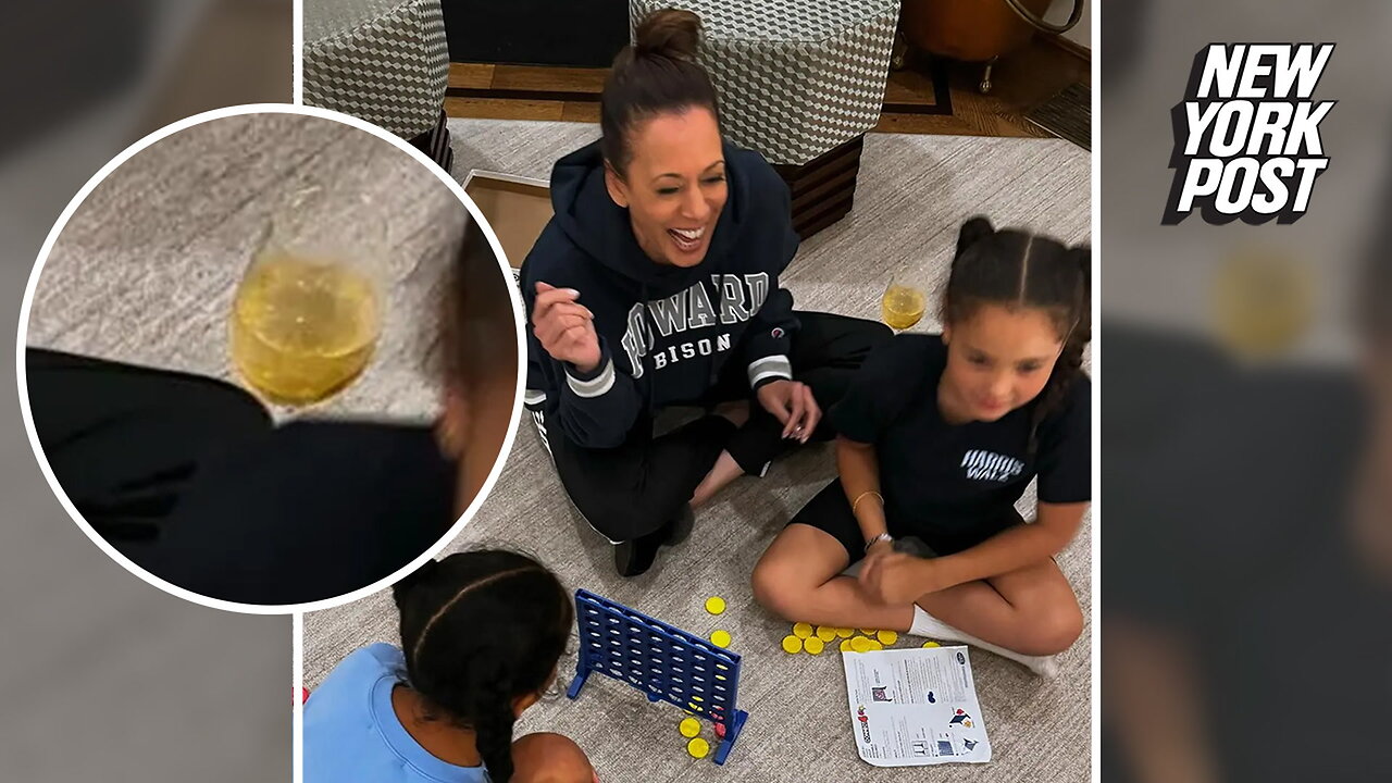 Kamala Harris' Niece Shares Smiling Pic Of VP At Home With Glass Of ...