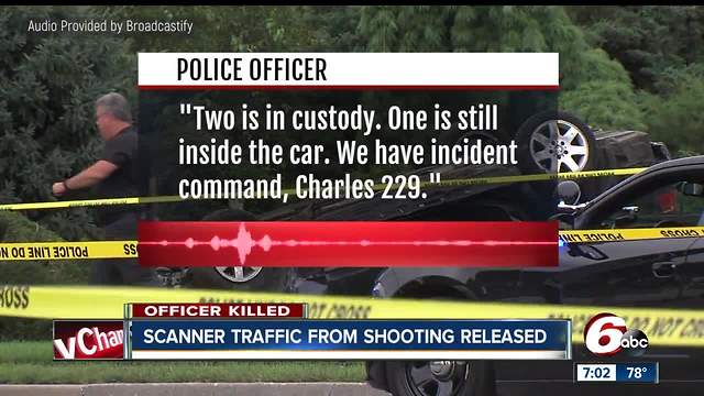 Scanner traffic from officer fatal shooting released