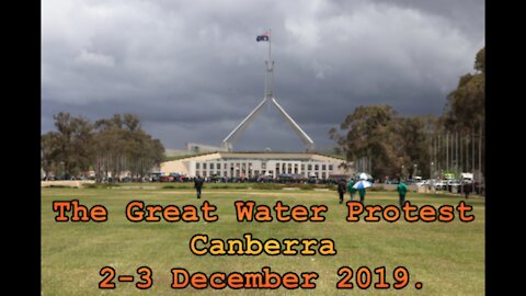 The Great Canberra Water Protest.