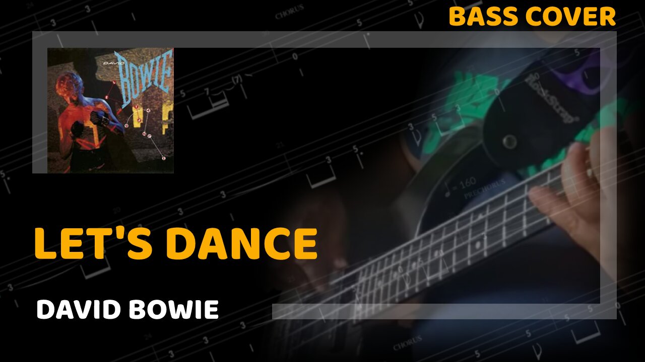 David Bowie - Let's Dance - Bass Cover & Tabs