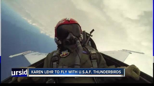 Karen Lehr to take flight with the Air Force Thunderbirds