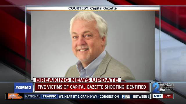 All five victims identified in Capital Gazette "targeted attack"