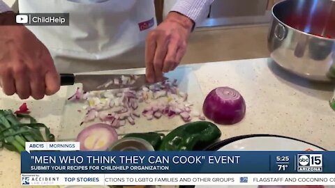 ChildHelp organization hosting Men Who Think They Can Cook fundraiser