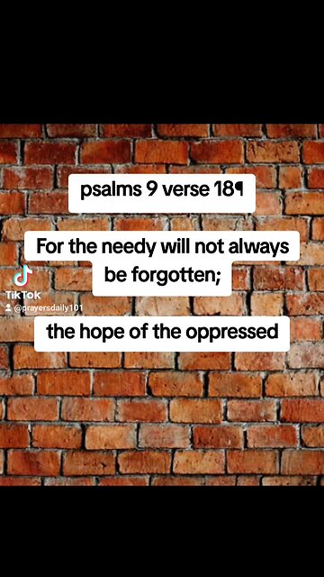 psalms 9 verse 18
