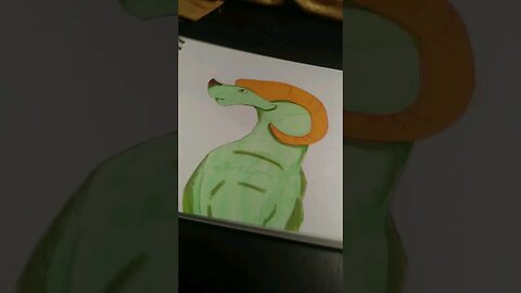 Little Green And Orange Dragon! 💚 🧡 Sub please