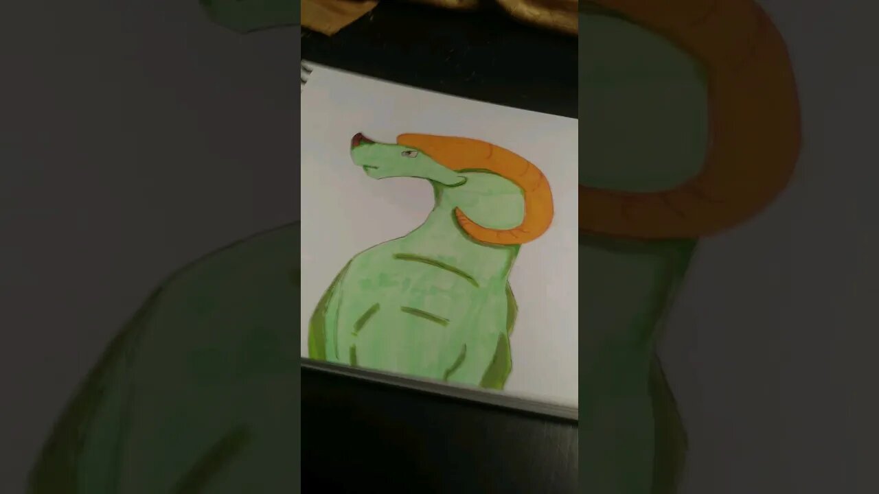 Little Green And Orange Dragon! ๐ ๐งก Sub please