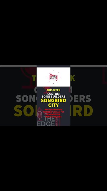 THIS WEEK! Songbird City discusses MUSIC with us!!
