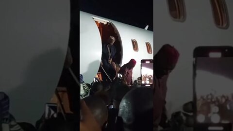 Atiku arrive UYO ahead of tomorrow's campaign flag-off #shorts #atikuabubakar