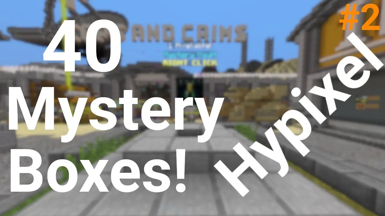 Opening 40 Mystery Boxes in Hypixel