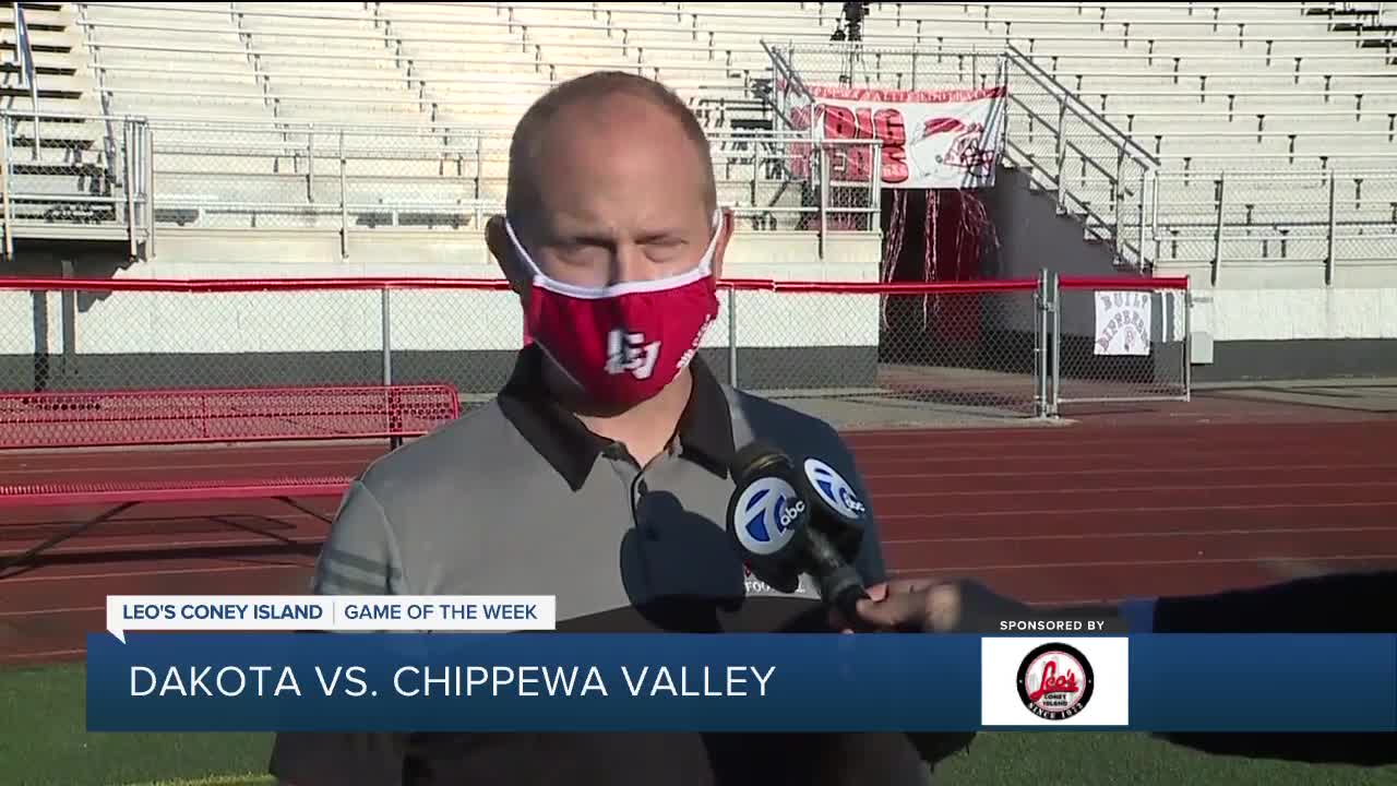 Dakota and Chippewa Valley talk ahead of 2020 opener for High School Football Game of the Week