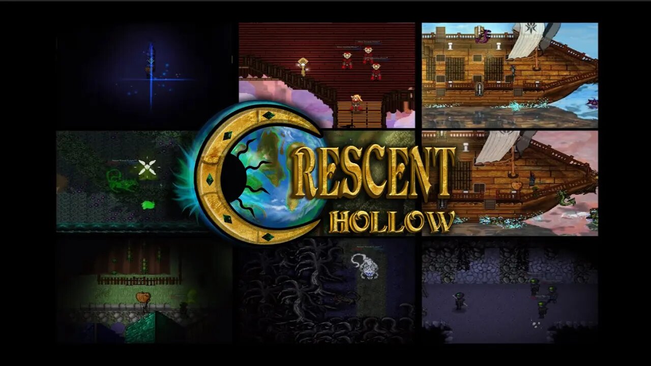 Crescent Hollow Action RPG Gameplay Collage #2