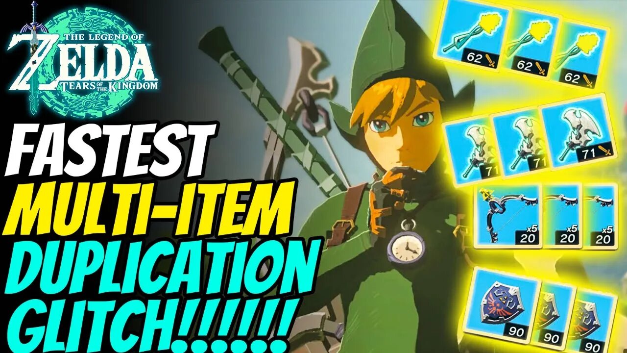 FASTEST Multi-Item Duplication Glitch in The Legend of Zelda: Tears of the Kingdom