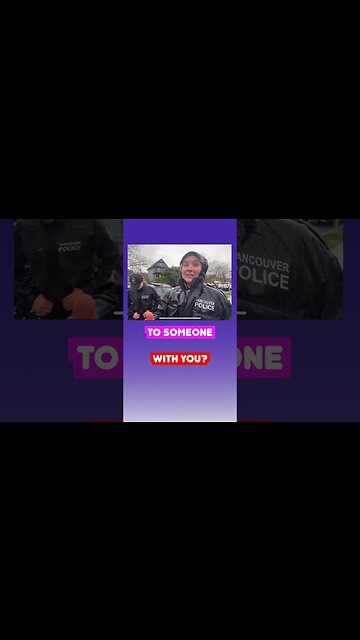 Tranny ATTACKS man and COP LAUGHS about it