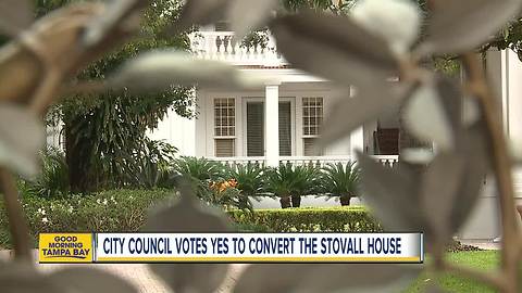 Tampa city leaders approve plan to convert Stovall House on Bayshore Boulevard into social club