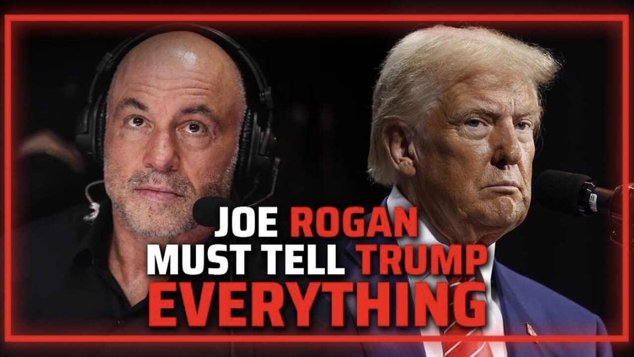 Joe Rogan MUST RAISE The Harris/Biden Plan For Martial Law When He Interviews President Trump Friday 10/25/24!