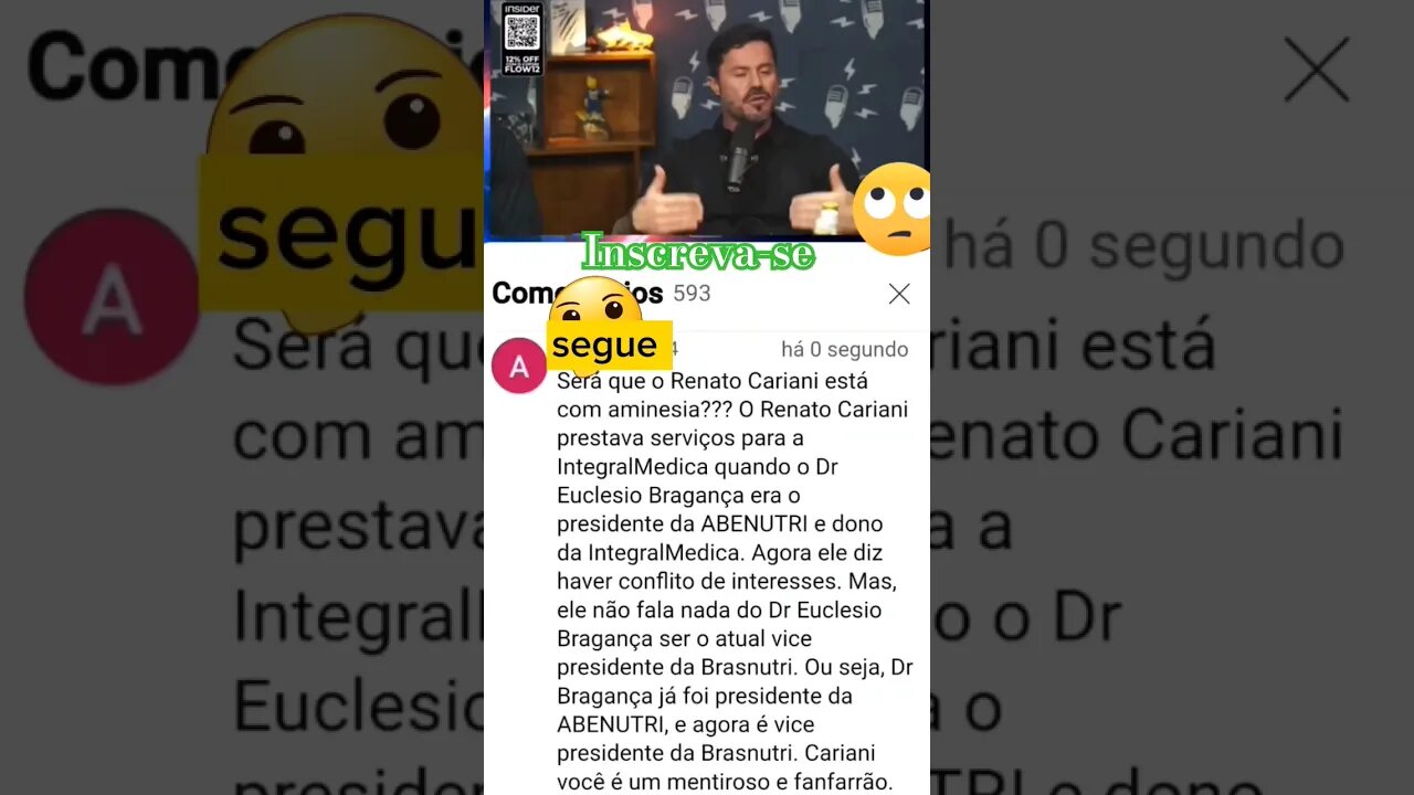 "Será que Renato Cariani está com Amnésia"? #dieta #musculação #emagrecimento #treino #renatocariani