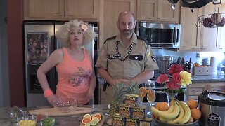 Jayne & Eric Post make SPAM dip for 13 Things