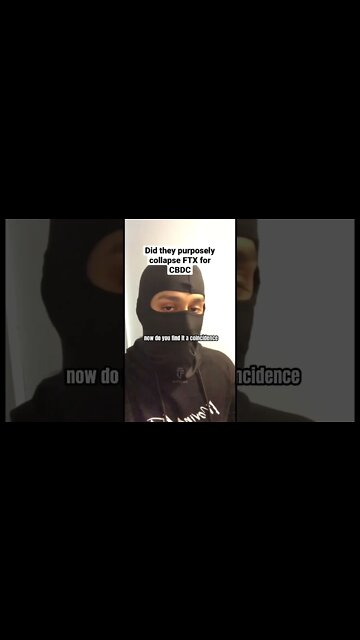 Did they intentionally collapse FTX for CBDC