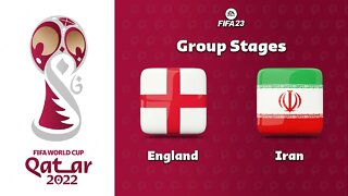 World Cup Qatar 2022 - England x Iran